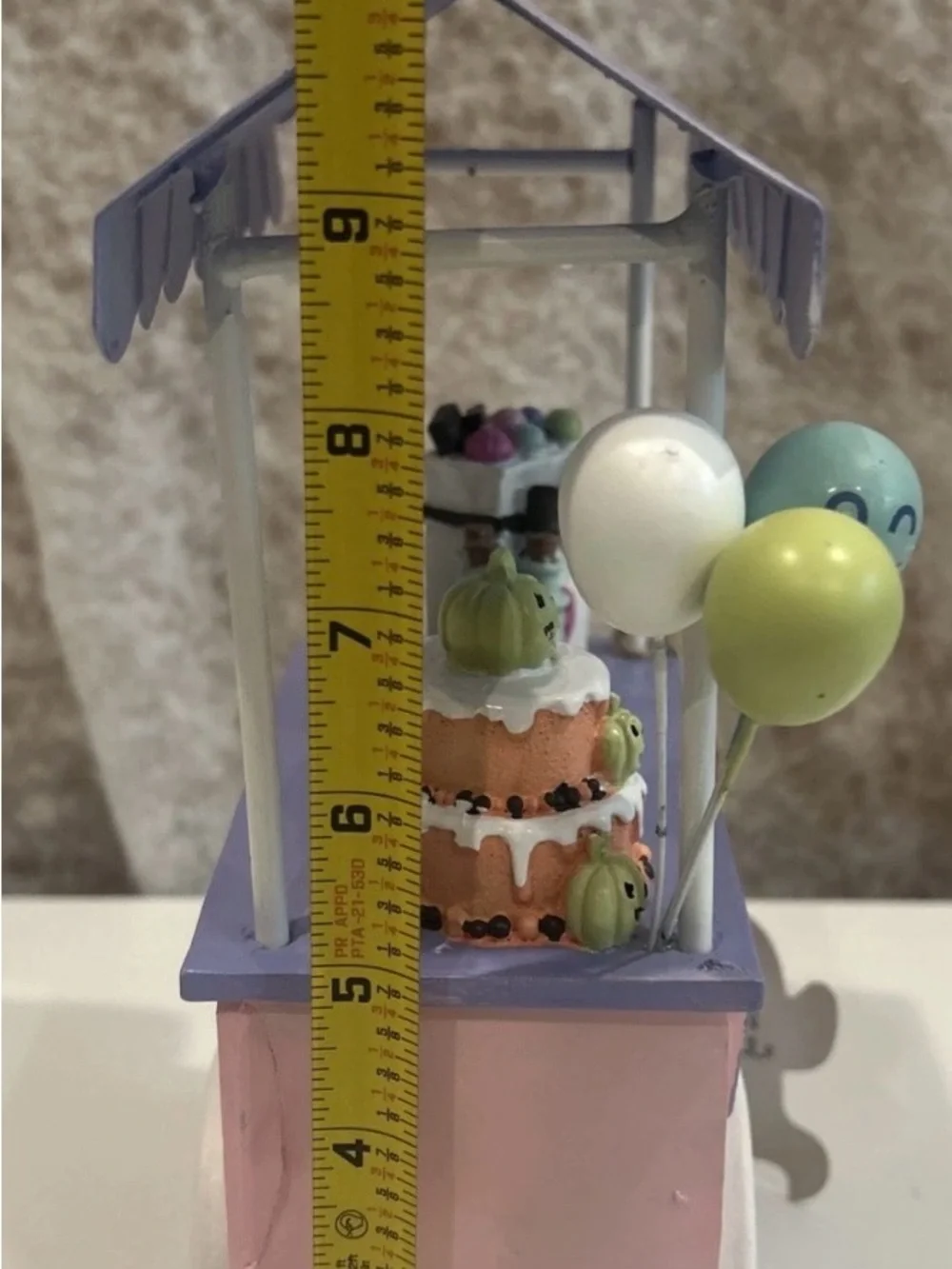 Goblins & Ghouls Pastel Pink Halloween Sweet Treat Pumpkin Cake Ice Cream Cart